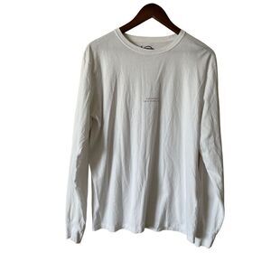 Saturdays NYC White Long Sleeve Crewneck Shirt